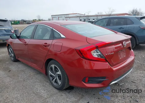 2020 Honda Civic Lx из США, поврежденный, VIN 2HGFC2F60LH577654